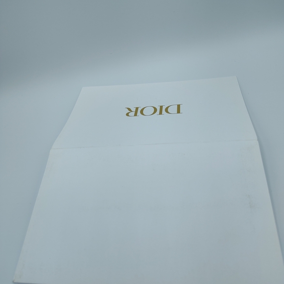 Dior Boutique Envelope Card | Gold Logo | Luxury Gift Packaging - Picture 2 of 3